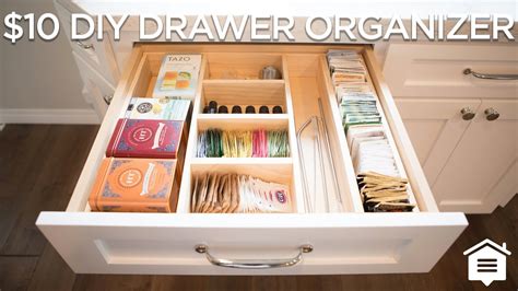 $10 DIY Drawer Organizer | How to Build - YouTube