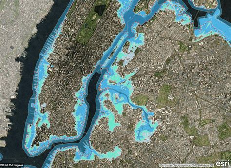 Map Of Manhattan Flood Zones - United States Map