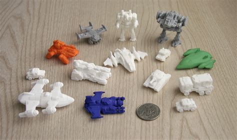 3D printed miniatures collection from Shapeways by multihawk on DeviantArt