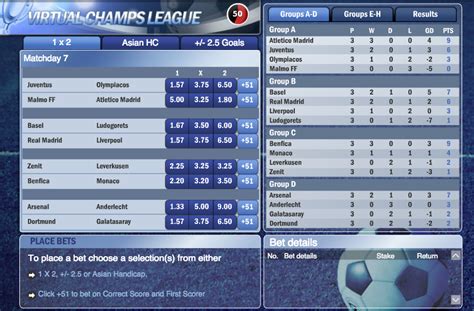 Virtual Champions League Review - Online Slots Guru