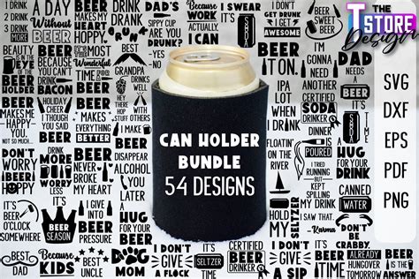 Can Holder SVG Bundle Can Coolers Design SVG Funny Quotes - Etsy