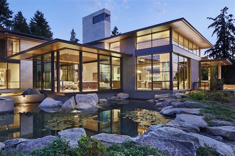 Water Flows All Around This Lakeside Home – 【Free CAD Download Site-Autocad Drawings,Blocks】