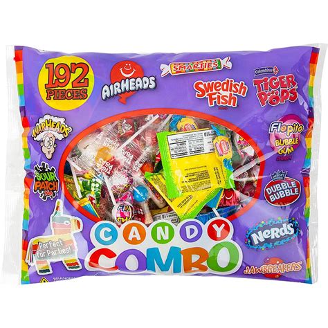 Candy Combo Bag 180pc 54oz | Party City