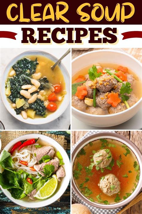 14 Easy Clear Soup Recipes - Insanely Good