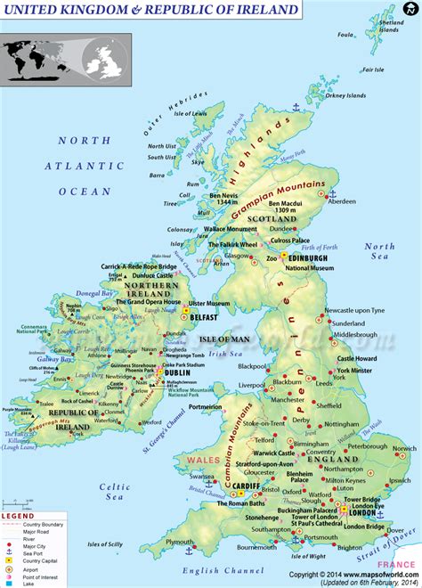 $page_title | Ireland map, Map of great britain, England map