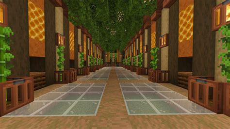 I’m starting a massive villager trading hall project. I designed the first hallway in creative ...