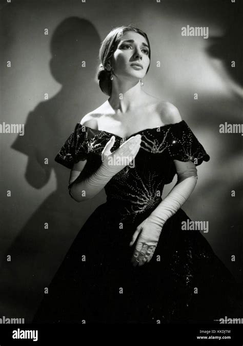 Maria Callas (La Traviata Stock Photo - Alamy