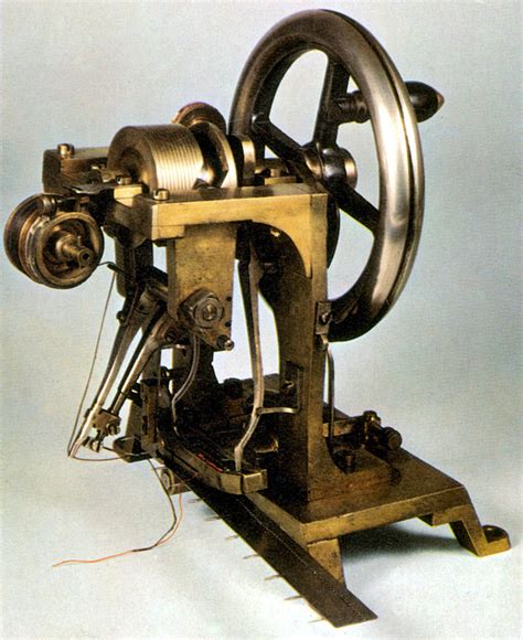 Elias Howe Sewing Machine, 1845 Photograph by Photo Researchers