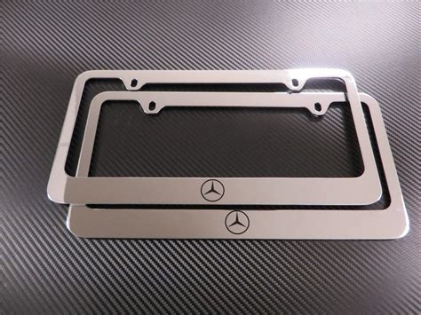 Mercedes front license plate holder