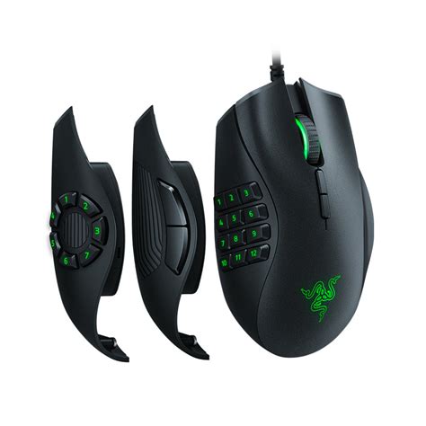 Razer Naga Trinity Gaming Mouse Wired Mice 16,000 DPI Optical Sensor ...