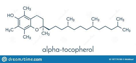 Vitamin E Tocotrienol Molecular Structure. Vitamin E Tocotrienol ...