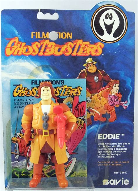 Ghostbusters Filmation - Action Figure - Eddie (loose with Savie cardback)