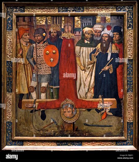 The Crucifixion of Saint St Peter by Jaume Huguet (1412 – 1492 Stock Photo: 93219561 - Alamy