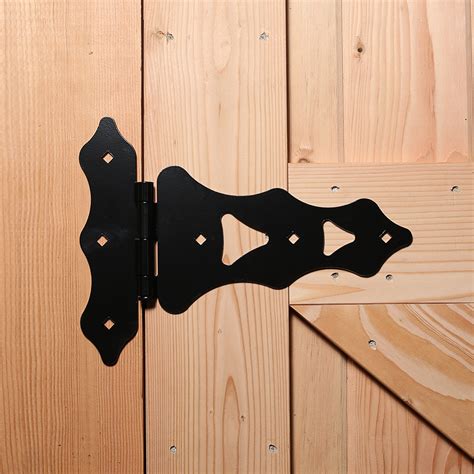 Black Iron Barn Door T-Hinge | Barn Pros