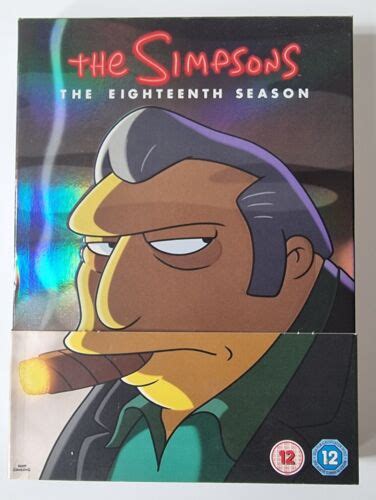 The Simpsons The Eighteenth Season Series 18 DVD 2017 4 discs Region 2 ...