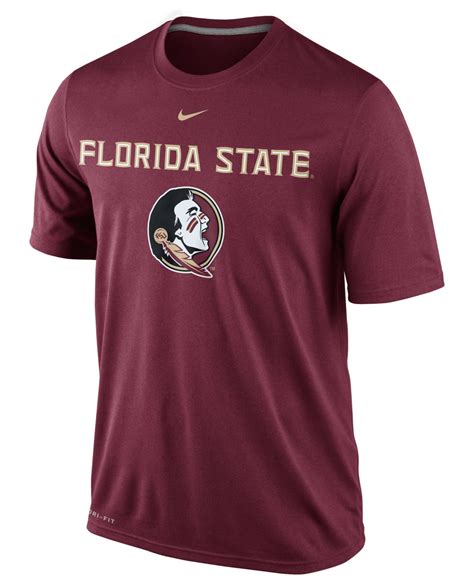 Nike Men'S Florida State Seminoles Dri-Fit Logo Legend T-Shirt in ...