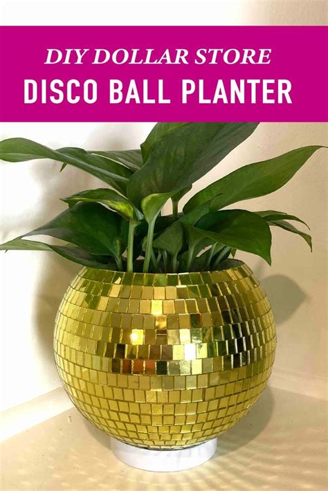 When I saw this dollar store disco ball, I knew just what to do: turn this party monster into a ...