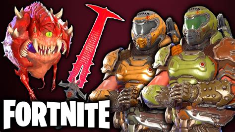 ALL New Doom Slayer Fortnite Cosmetics - YouTube