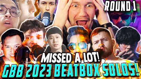 BEATBOX SOLO IS STACKED! Round 1 | GBB 2023 Wildcard Winner ...