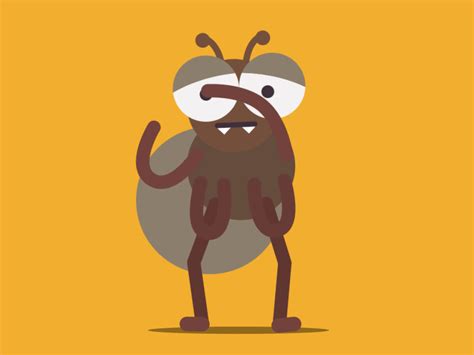 Flea dancing by Claiton Luiz on Dribbble