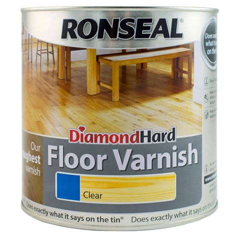 Ronseal Diamond Hard Floor Varnish - Hard Wearing Varnish