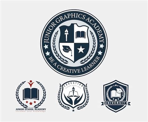 Premium Vector | Academy education logo design