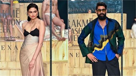 Athiya Shetty and Rana Daggubati turn up the heat at FDCI Lakme Fashion Week | Fashion Trends ...