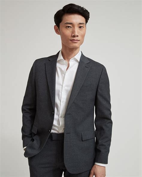 Dark Grey Essential Suit Blazer | RW&CO.