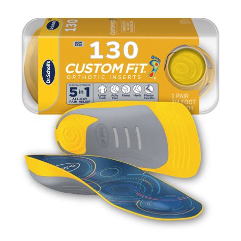 Dr. Scholl’s® Custom Fit® Orthotics 3/4 Length Inserts, CF 130, Customized for Your Yoot & Arch ...