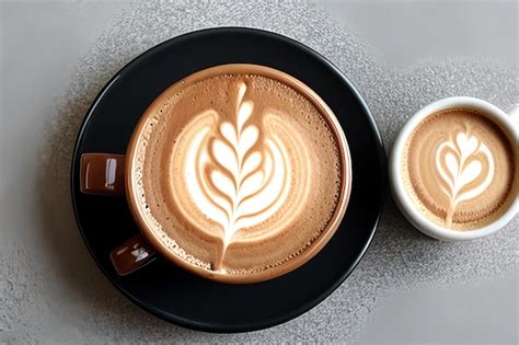 Premium AI Image | Coffee latte art