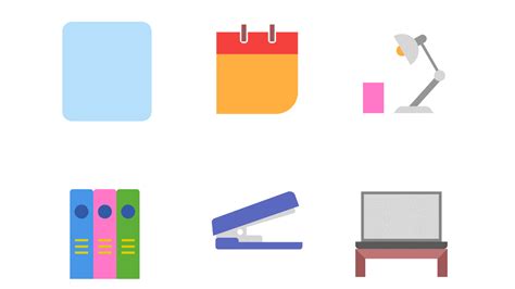 Stationary Animated GIF Icon pack | Discover Template