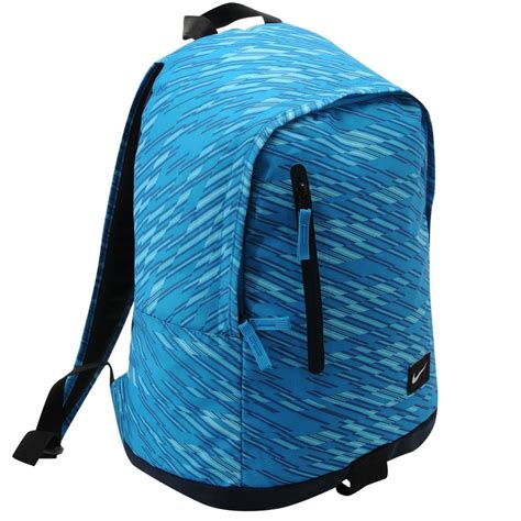 Nike Half Day Backpack Blue Rucksack Sports Kitbag Travel Bag | eBay