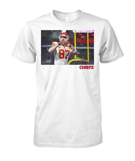 Travis Kelce Kansas City Chiefs Player Graphic Shirt by aipsdesign on ...