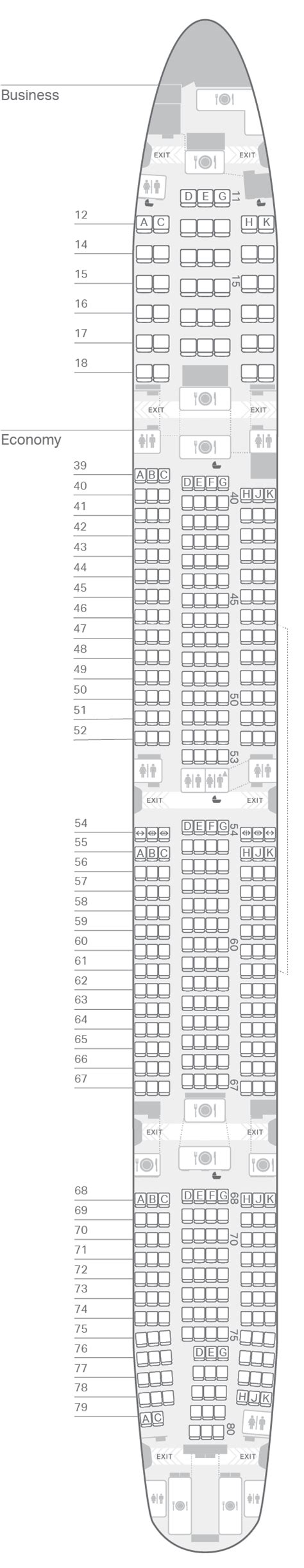 Cathay Pacific 777 Business Cl Seat Map - Bios Pics