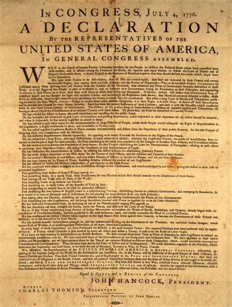 United States Declaration of Independence