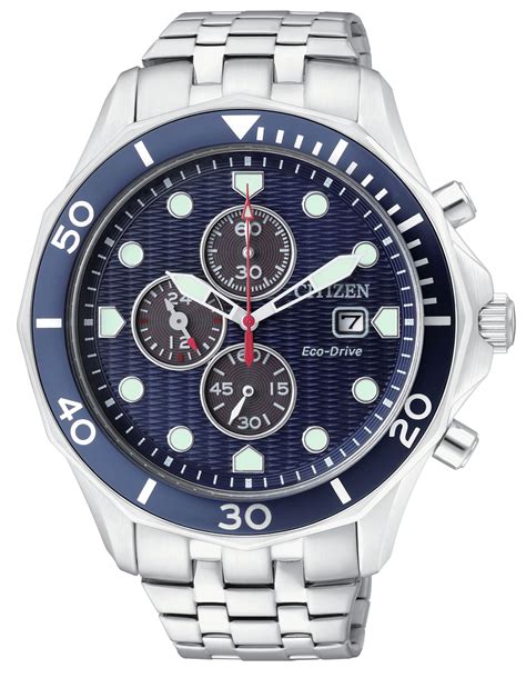 Citizen Mens Eco-Drive Blue Dial Chronograph - Watch Reviews