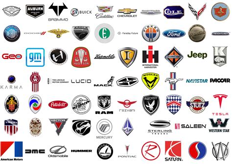 American Car Brands – manufacturer car companies, logos