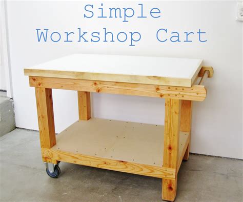 Simple Workshop Cart (with Hidden Drawer) : 11 Steps (with Pictures ...