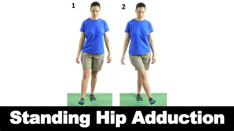 Standing Hip Adduction - Ask Doctor Jo - YouTube