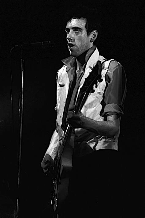 mick jones of the clash performing at the mogador theatre, september 25 ...