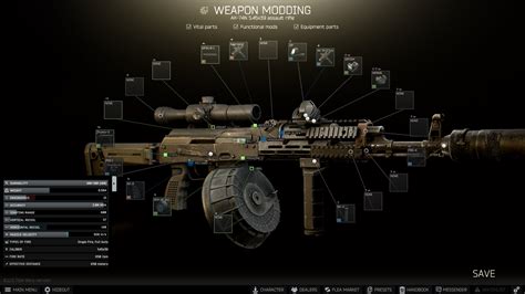 Weapon parts tarkov