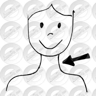 Neck Outline for Classroom / Therapy Use - Great Neck Clipart