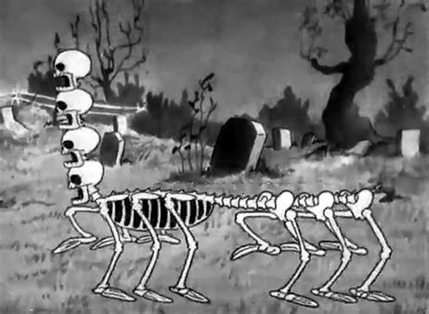 Vintage Halloween Collector: Halloween Throwback - 1929 Silly Symphony Disney Skeleton Dance