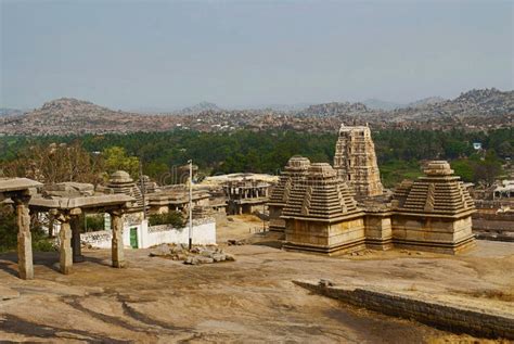 Group of Temples, Hemakuta Hill, Hampi, Karnataka, India Stock Image - Image of india, history ...