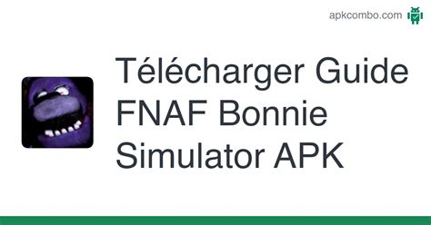 Télécharger Guide FNAF Bonnie Simulator APK - Dernière version