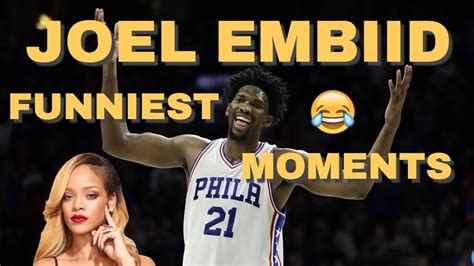 Joel Embiid HILARIOUS MOMENTS (Interviews, Quotes, In-Game Trolls ...