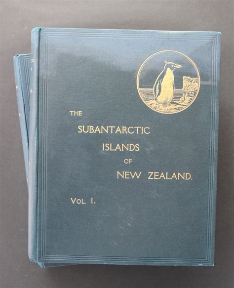 The Subantarctic Islands of New Zealand - 2 volumes by Chas. Chilton: Very Good+ Hardcover (1909 ...