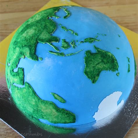 Hemispherical Earth cake with crust, mantle and core - Boing Boing