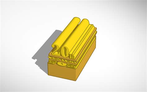 3D design 20th century fox logo - Tinkercad