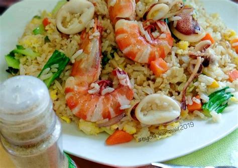 Resipi Nasi goreng Seafood oleh Leesa Alif - Cookpad